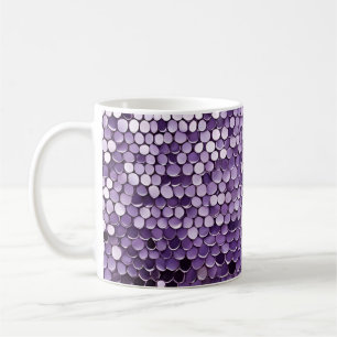 Shine Shine Purple Star AI-Kunst Kaffeetasse