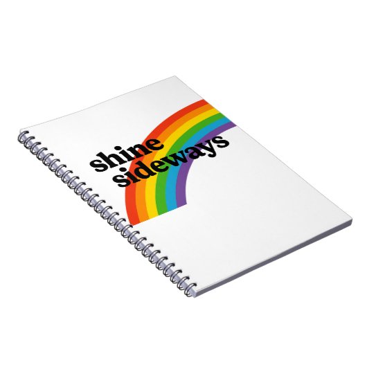 Shine Sideways Notizblock (Rechte Seite)