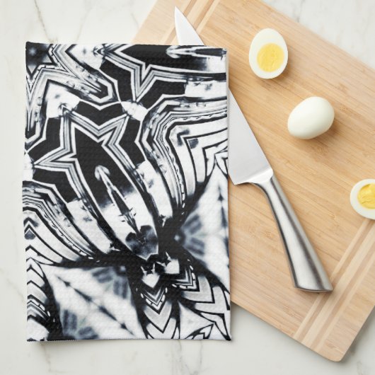 Shine Silva Geometric Star Geschirrtuch (Viertel Falte)