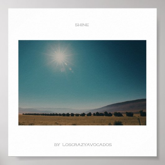 Shine South Africa Morning Landscape Poster (Vorne)