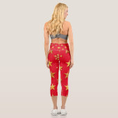 Shine, Starry Christmas Capri Leggings (Rückseite)