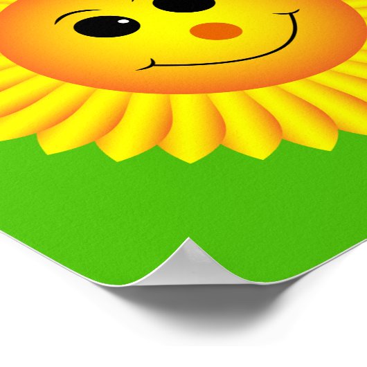 Shine Sun Poster (Ecke)