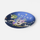 Shine the Light of Jesus Pappteller (Schrägansicht)