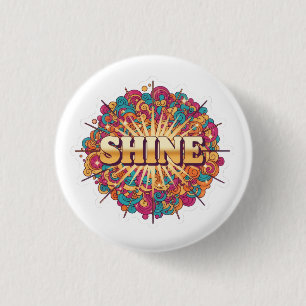 SHINE-Typografie mit Farbigkeit Button