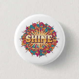 SHINE-Typografie mit Farbigkeit  Button