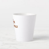 "Shine Unapologetic" ist ein inspirierendes Wort Milchtasse (Vorderseite)