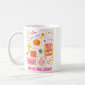 Shine With The Light Of Jesus Christian Halloween Kaffeetasse (Links)