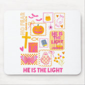 Shine With The Light Of Jesus Christian Halloween Mousepad (Vorne)