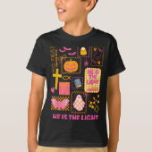 Shine With The Light Of Jesus Christian Halloween T-Shirt (Vorderseite)