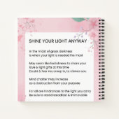 Shine your light Anyway Gedichte Notizblock (Rückseite)