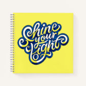 Shine your Light Notizblock (Vorderseite)