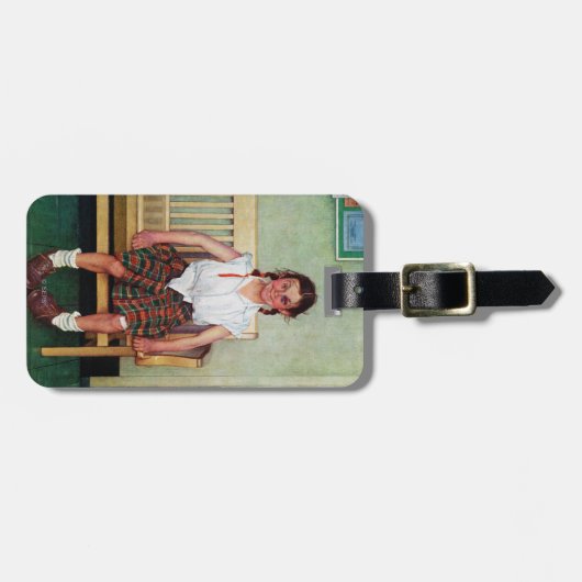 Shiner oder außerhalb des Hauptbüros Gepäckanhänger (Vorderseite horizontal)