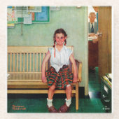 Shiner oder außerhalb des Hauptbüros Glasuntersetzer (Vorderseite)