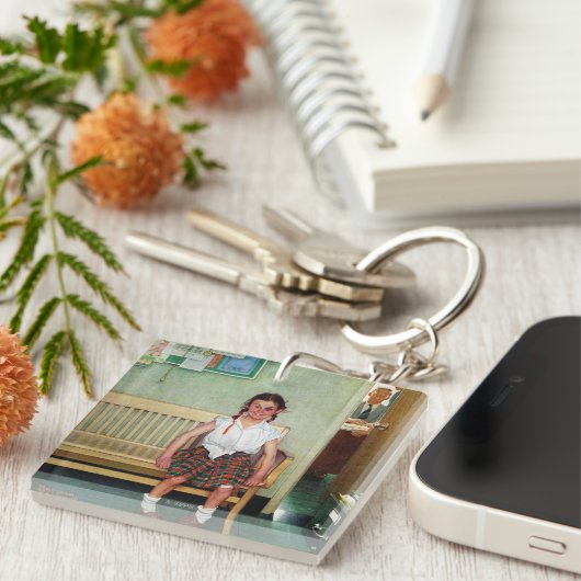 Shiner oder außerhalb des Hauptbüros Schlüsselanhänger (Vorderseite rechts)