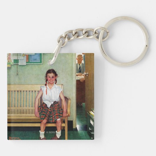 Shiner oder außerhalb des Hauptbüros Schlüsselanhänger (Rückseite)