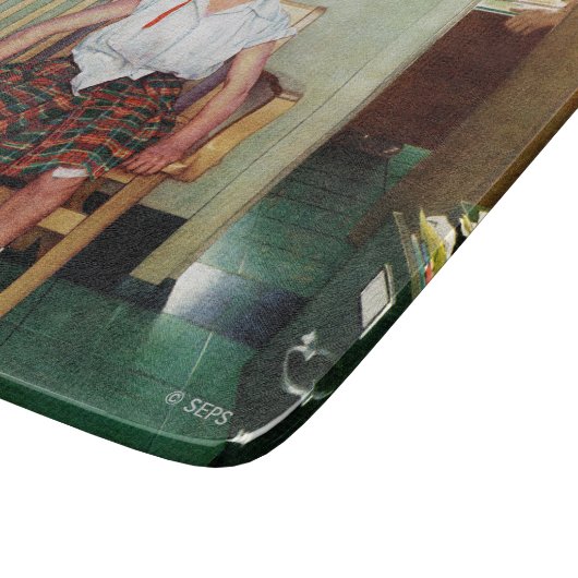 Shiner oder außerhalb des Hauptbüros Schneidebrett (Ecke)