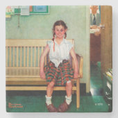 Shiner oder außerhalb des Hauptbüros Steinuntersetzer (Vorderseite)