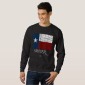 Shiner TX - Texas Flag - City Staat Gift Sweatshirt (Vorne ganz)