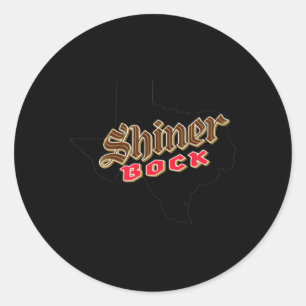 Shiner Tx Town for Drinkers Runder Aufkleber