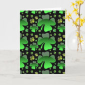 Shiney Kleeblatts Karte (Gelbe Blume)