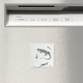 Shingled Iguana Magnet (In Situ (Geschirrspüler))
