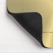 Shinicale metallische Imitate mit goldenem Hinterg Mousepad (Ecke)