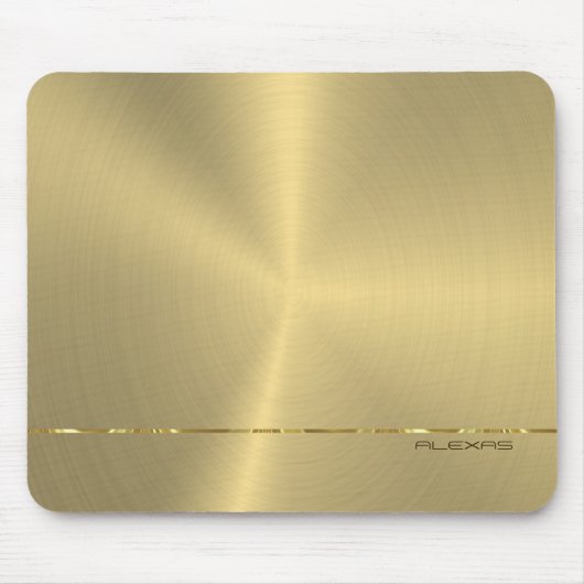 Shinicale metallische Imitate mit goldenem Hinterg Mousepad (Vorne)