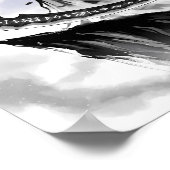 Shinigami Sumi-e Art Poster (Ecke)