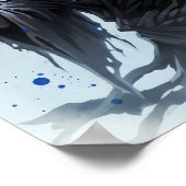 Shinigami Sumi-e Art Poster (Ecke)