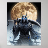 Shinigami Sumi-e Art Poster (Vorne)