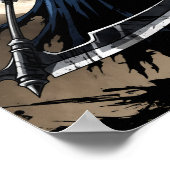 Shinigami Sumi-e Art Poster (Ecke)