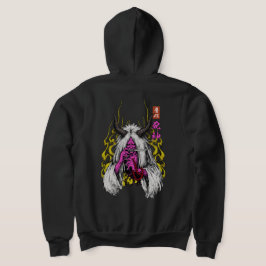 Shinigami Todesgeist Japanischer Dämon Doppelprint Hoodie