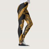 Shining Bee AI art Leggings (Rechts)