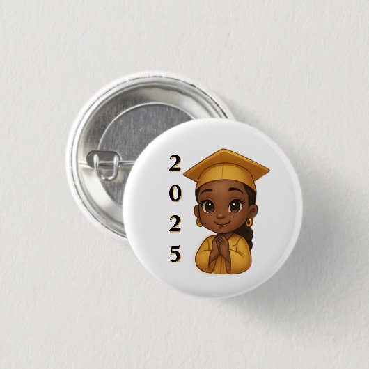 Shining Bright 2025 Graduate Button (Vorne & Hinten)