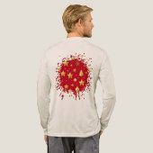 Shining Bright on Christmas Night Tri-Blend Shirt (Voller Rücken)