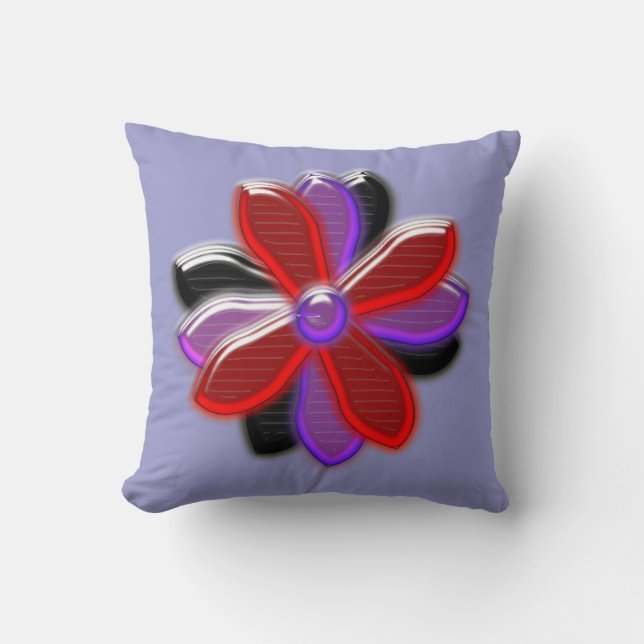 Shining Daisy Blume Kissen (Vorderseite)