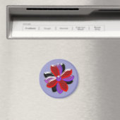 Shining Daisy Blume Magnet (In Situ (Geschirrspüler))