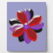 Shining Daisy Blume Plaque Fotoplatte (Vorderseite)