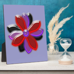Shining Daisy Blume Plaque Fotoplatte