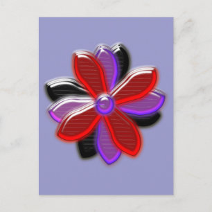 Shining Daisy Blume Postcard Postkarte