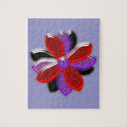 Shining Daisy Blume Puzzle (Vertikal)