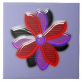 Shining Daisy Blume Tile Fliese (Vorderseite)