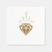 Shining Diamond Serviette (Vorderseite)