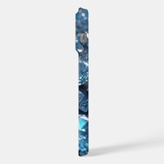 Shining Diamonds iPhone 15 pro max Gehäuse Hülle (Linke Seite)