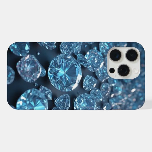 Shining Diamonds iPhone 15 pro max Gehäuse Hülle (Rückseite (Horizontal))