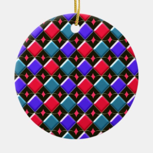 Shining Diamonds Pendant Keramikornament (Vorne)