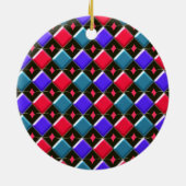 Shining Diamonds Pendant Keramikornament (Hinten)