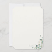 Shining Glory Foto Religiöse Einladung (Rückseite)