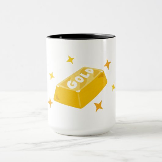 Shining Gold Bar Tasse (Zentrum)