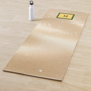 Shining Golden Sand Yogamatte